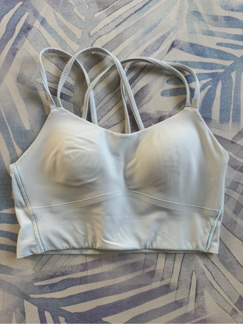 Lululemon Like A Cloud Longline bra B/C, Ocean Air, 4